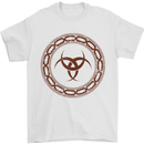 Viking Symbol Skaldenmet Gym Mens T-Shirt 100% Cotton White