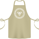 Viking Symbol Skaldenmet White Gym Cotton Apron 100% Organic Khaki