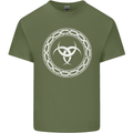 Viking Symbol Skaldenmet White Gym Mens Cotton T-Shirt Tee Top Military Green