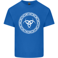 Viking Symbol Skaldenmet White Gym Mens Cotton T-Shirt Tee Top Royal Blue