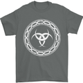 Viking Symbol Skaldenmet White Gym Mens T-Shirt 100% Cotton Charcoal