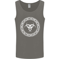 Viking Symbol Skaldenmet White Gym Mens Vest Tank Top Charcoal