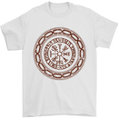 Viking Symbol Vegvisir Gym Mens T-Shirt 100% Cotton White