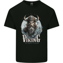 Viking the Kingdom of Valhalla Kids T-Shirt Childrens Black
