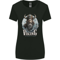 Viking the Kingdom of Valhalla Womens Wider Cut T-Shirt Black