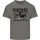 Vintage Cars Rebel Without a Cause USA Mens Cotton T-Shirt Tee Top Charcoal