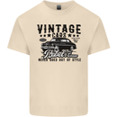 Vintage Cars Rebel Without a Cause USA Mens Cotton T-Shirt Tee Top Natural