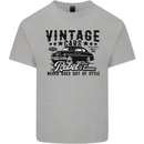 Vintage Cars Rebel Without a Cause USA Mens Cotton T-Shirt Tee Top Sports Grey