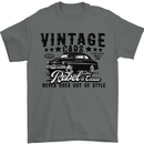 Vintage Cars Rebel Without a Cause USA Mens T-Shirt 100% Cotton Charcoal