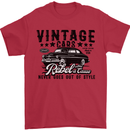 Vintage Cars Rebel Without a Cause USA Mens T-Shirt 100% Cotton Red