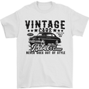 Vintage Cars Rebel Without a Cause USA Mens T-Shirt 100% Cotton White