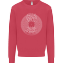 Vinyl Music Sound Waves Turntable DJ Decks Kids Sweatshirt Jumper Heliconia