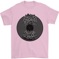 Vinyl Music Sound Waves Turntable Decks DJ Mens T-Shirt 100% Cotton Light Pink