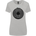 Vinyl Music Sound Waves Turntable Decks DJ Womens Wider Cut T-Shirt Sports Grey