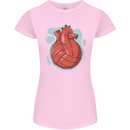 Volleyball Shaped Like a Heart Womens Petite Cut T-Shirt