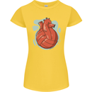 Volleyball Shaped Like a Heart Womens Petite Cut T-Shirt