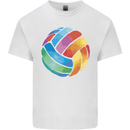 Volleyball Watercolour Kids T-Shirt Childrens White