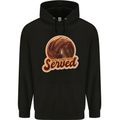 Volleyball You've Been Served Funny Childrens Kids Hoodie Black