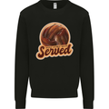 Volleyball You've Been Served Funny Mens Sweatshirt Jumper Black