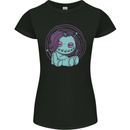 Voodoo Doll Black Magic Evil Spirits Halloween Womens Petite Cut T-Shirt Black
