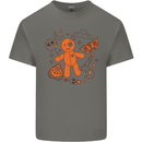 Voodoo Doll Elements Black Magic Mens Cotton T-Shirt Tee Top Charcoal