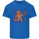 Voodoo Doll Elements Black Magic Mens Cotton T-Shirt Tee Top Royal Blue
