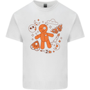 Voodoo Doll Elements Black Magic Mens Cotton T-Shirt Tee Top White