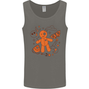 Voodoo Doll Elements Black Magic Mens Vest Tank Top Charcoal