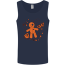 Voodoo Doll Elements Black Magic Mens Vest Tank Top Navy Blue