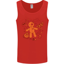 Voodoo Doll Elements Black Magic Mens Vest Tank Top Red