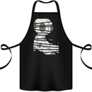 Voodoo Doll Evil Spirits Dark Magic Halloween Cotton Apron 100% Organic Black