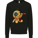 Voodoo Doll Eye Evil Spirits Dark Magic Halloween Kids Sweatshirt Jumper Black
