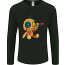 Voodoo Doll Eye Evil Spirits Dark Magic Halloween Mens Long Sleeve T-Shirt Black