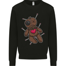 Voodoo Doll Heart Evil Spirits Dark Magic Halloween Kids Sweatshirt Jumper Black