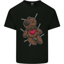 Voodoo Doll Heart Evil Spirits Dark Magic Halloween Kids T-Shirt Childrens Black