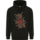 Voodoo Doll Heart Evil Spirits Dark Magic Halloween Mens 80% Cotton Hoodie Black