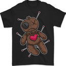 Voodoo Doll Heart Evil Spirits Dark Magic Halloween Mens T-Shirt 100% Cotton BLACK