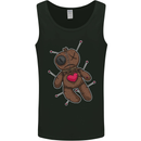 Voodoo Doll Heart Evil Spirits Dark Magic Halloween Mens Vest Tank Top Black