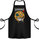 Voodoo Doll Skull Evil Spirits Dark Magic Halloween Cotton Apron 100% Organic Black