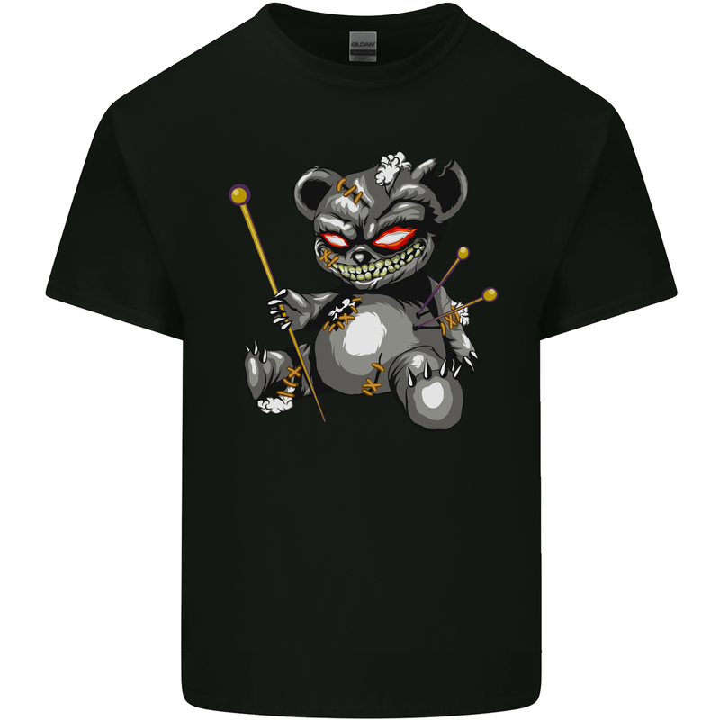 Voodoo Doll Skull Koala Bear Halloween Kids T-Shirt Childrens Black