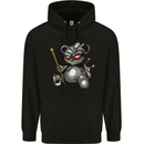 Voodoo Doll Skull Koala Bear Halloween Mens 80% Cotton Hoodie Black