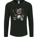 Voodoo Doll Skull Koala Bear Halloween Mens Long Sleeve T-Shirt Black