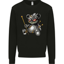 Voodoo Doll Skull Koala Bear Halloween Mens Sweatshirt Jumper Black