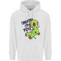 Voodoo Doll Thinking of You Halloween Black Magic Childrens Kids Hoodie White