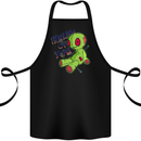 Voodoo Doll Thinking of You Halloween Black Magic Cotton Apron 100% Organic Black