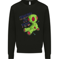 Voodoo Doll Thinking of You Halloween Black Magic Kids Sweatshirt Jumper Black