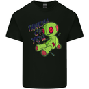 Voodoo Doll Thinking of You Halloween Black Magic Kids T-Shirt Childrens Black