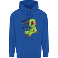 Voodoo Doll Thinking of You Halloween Black Magic Mens 80% Cotton Hoodie Royal Blue