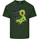 Voodoo Doll Thinking of You Halloween Black Magic Mens Cotton T-Shirt Tee Top Forest Green
