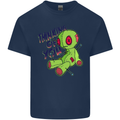 Voodoo Doll Thinking of You Halloween Black Magic Mens Cotton T-Shirt Tee Top Navy Blue